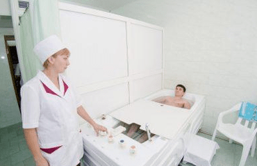 Soins à l'eau thermale